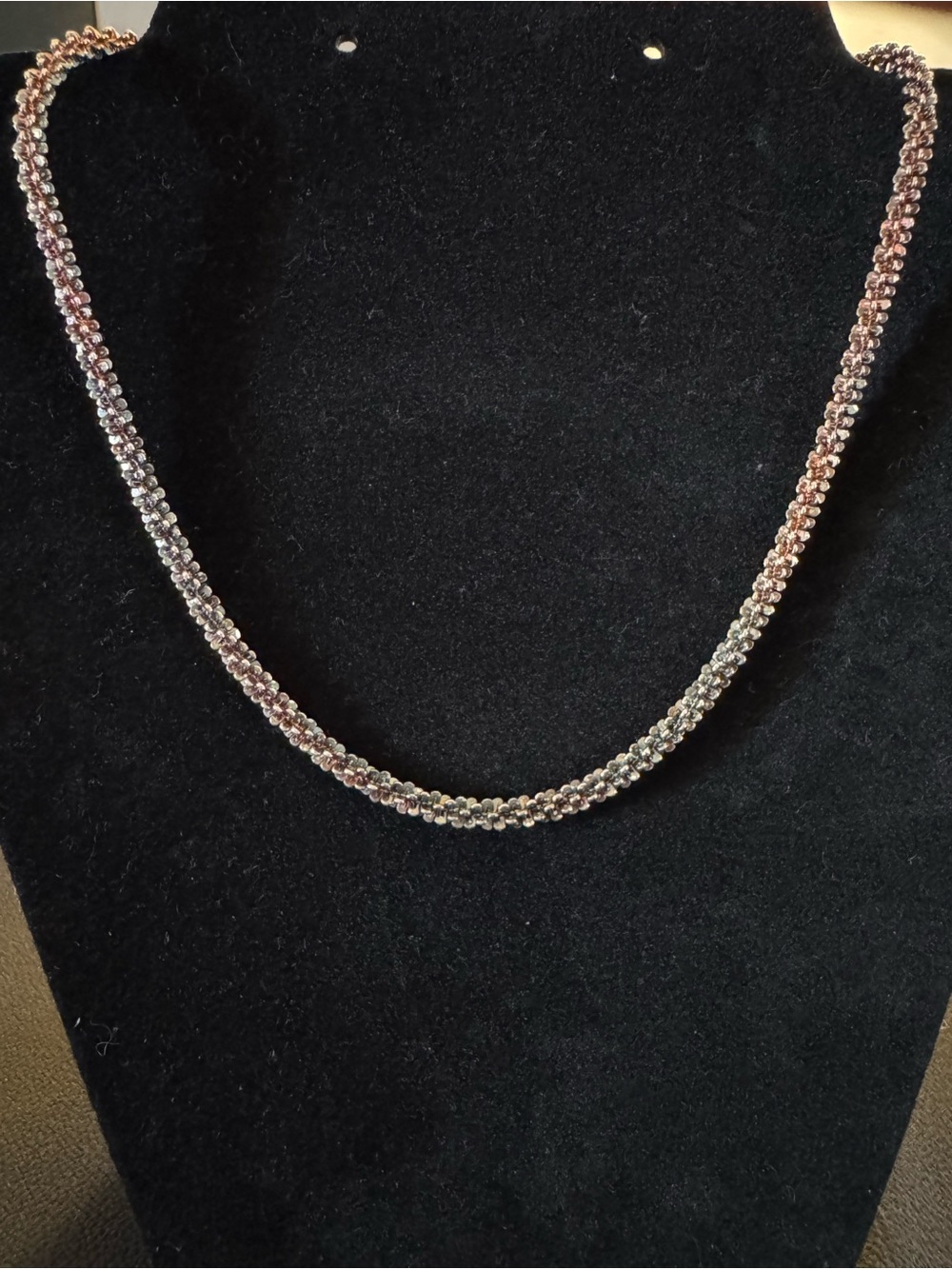 Milor Italy 925 Sterling Silver Popcorn Necklace - 22” - 24.18g